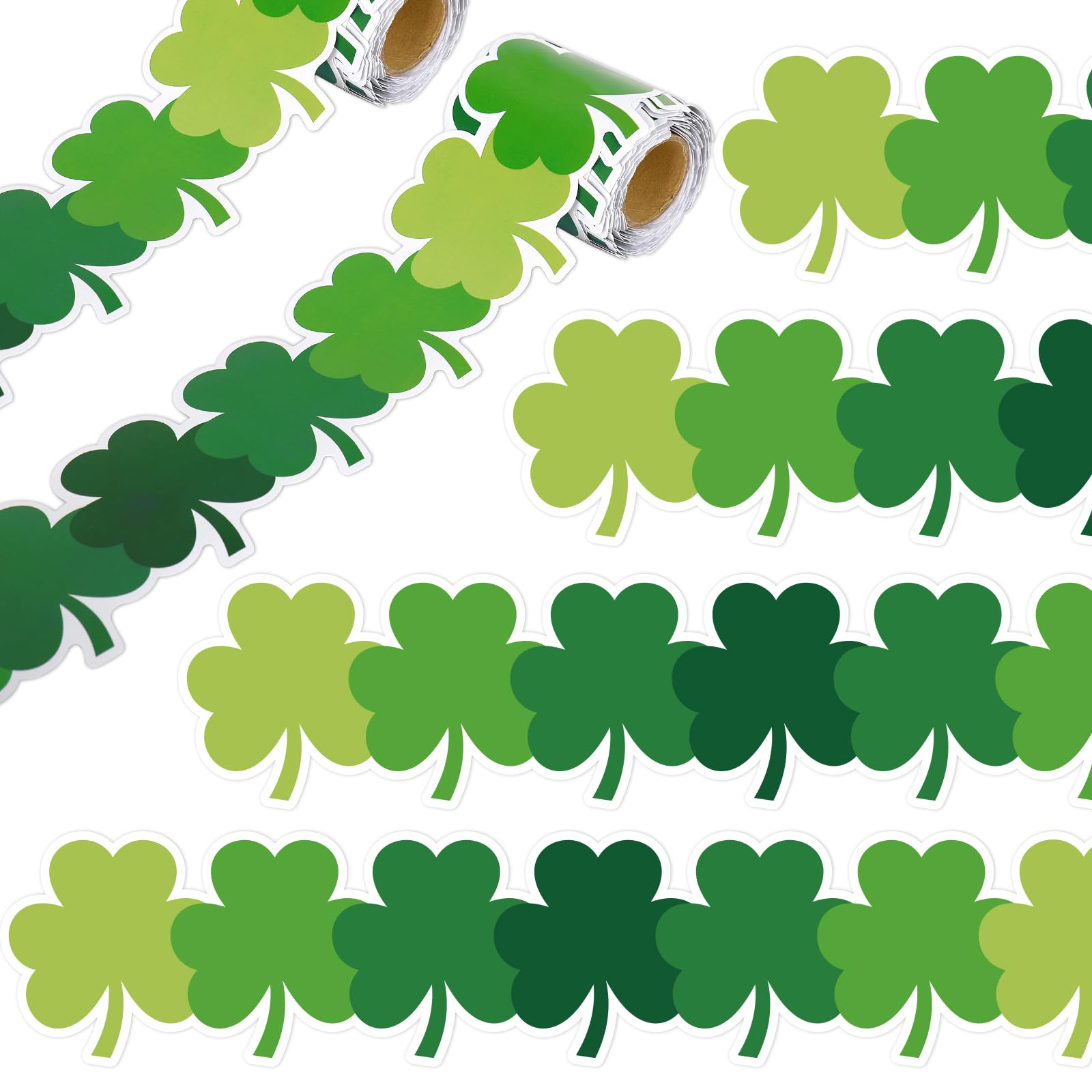 Bordure trèfle vert Whaline pour décoration de tableau Saint-Patrick