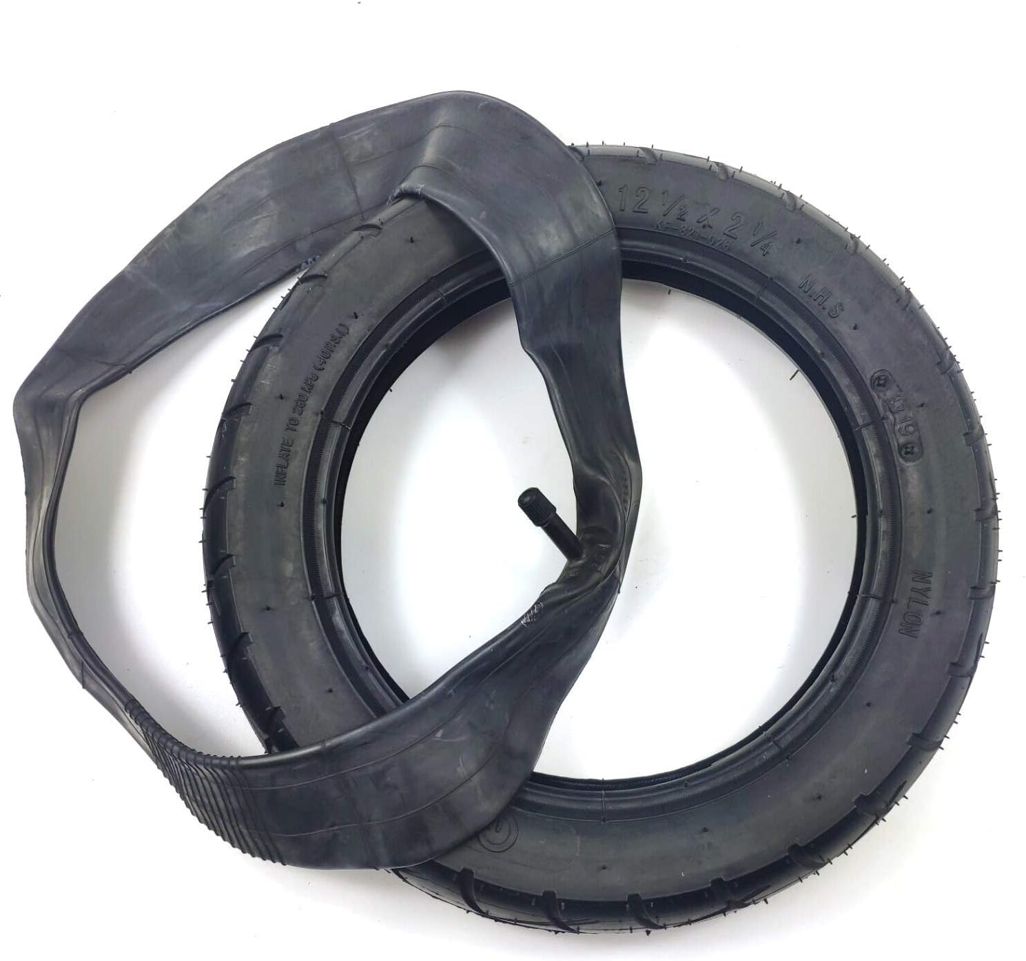 12 1/2x2 1/4 Tyre 12 Inch Pneumatic Tire Universal Tyre for Baby Stroller Folding Bike Electric Vehicle