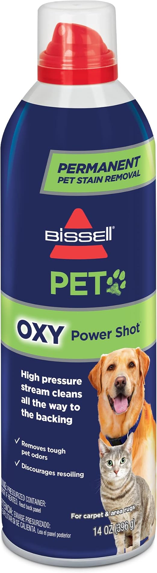 BISSELL Pet Power Shot Oxy for Carpet & Area Rugs, 14