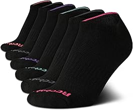 Reebok Womens Athletic Socks - Performance Cushioned Low Cut Socks (6 Pack)