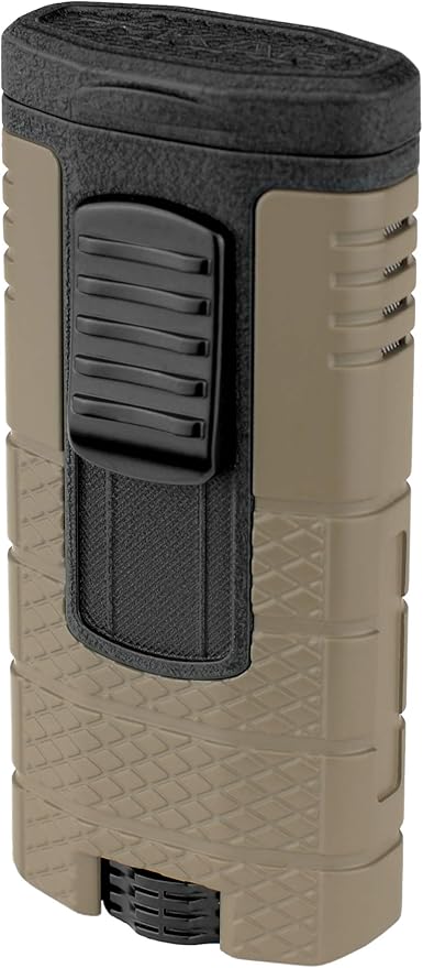 Encendedor Xikar Tactical triple llama con cuerpo ergonómico miniatura 3