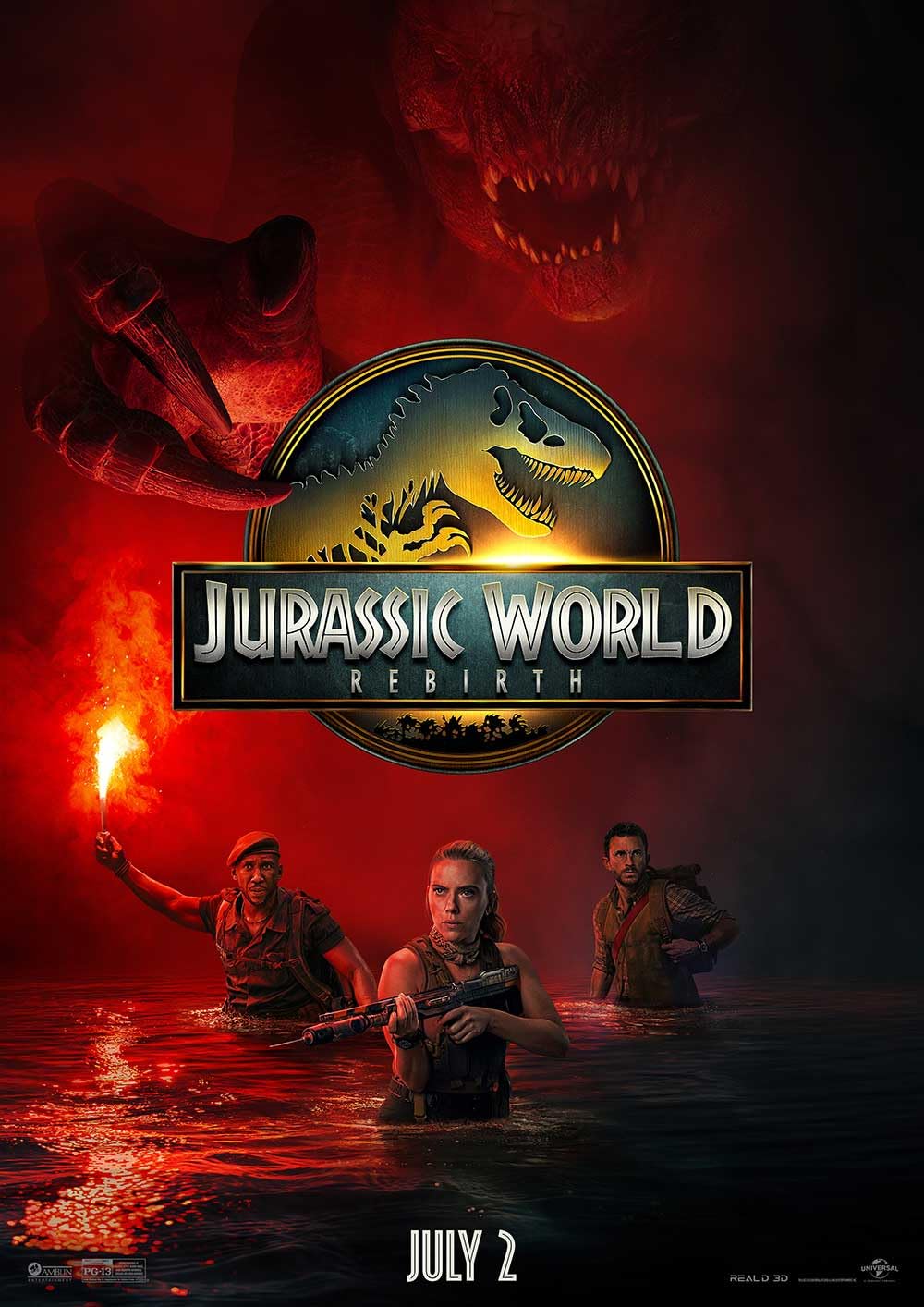 Amazon.co.jp: 映画 ジュラシック・ワールド 復活の大地 ポスター 2025