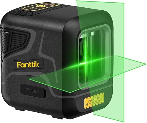 D2, laser lignes vert 30 m rechargeable, base aimantée Fanttik