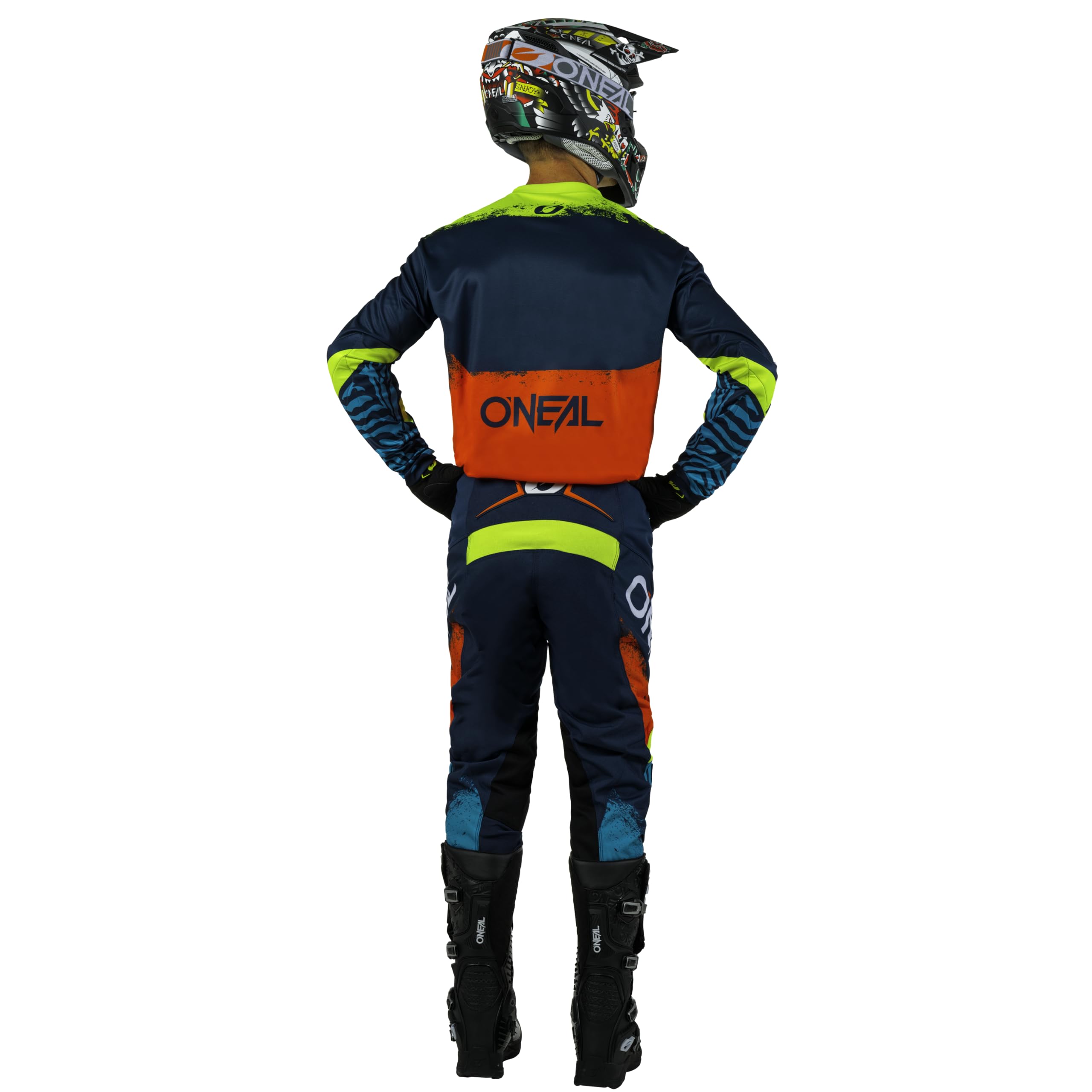O'NEAL ELEMENT Hose RACEWEAR Schwarz/Grau/Rot
