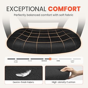 NEO Chair Office Desk Ergonomic Computer Mesh Chair with Lumbar Mid Back Support Adjustable Height Swivel Rolling Wheels Comfy Task Vanity Chair for Home Bedroom Study (All Black)