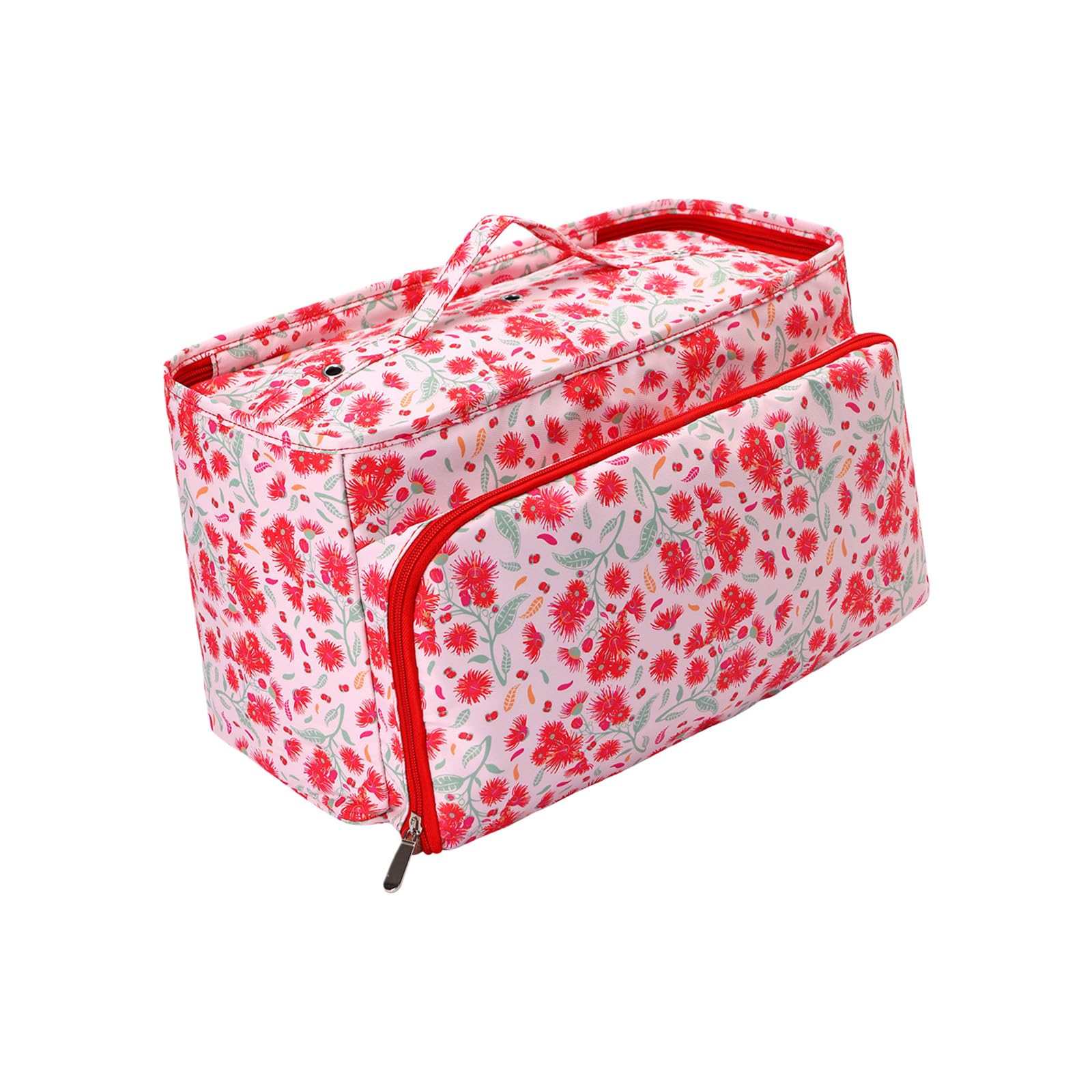 Kaeltsyn Portable Multi Compartment Knitting Accessories Organiser Crochet Tools Holder for Travel and Crafting Activities Use Organiser