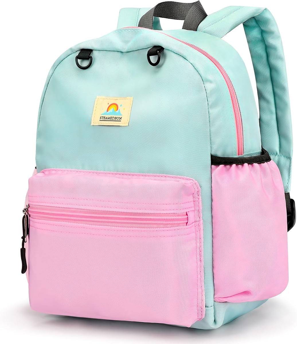 STEAMEDBUN Mochila para niños para niñas de 6 a 8 años: Mochila para niños pequeños para jardín de infantes preescolar - Mochilas para niñas para primaria de 4 a 6 años