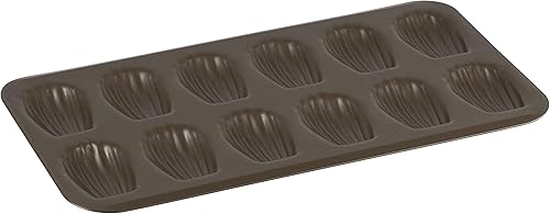 Vista 9 de Gobel Sartén Madeleine de acero estañado pesado de 12 unidades, fabricada en Francia