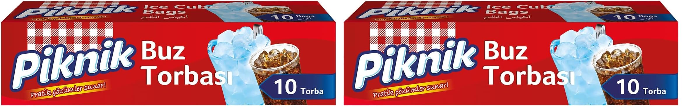 Piknik Gıda Ambalaj Buz Torbası 10'lu 1400 2li paket