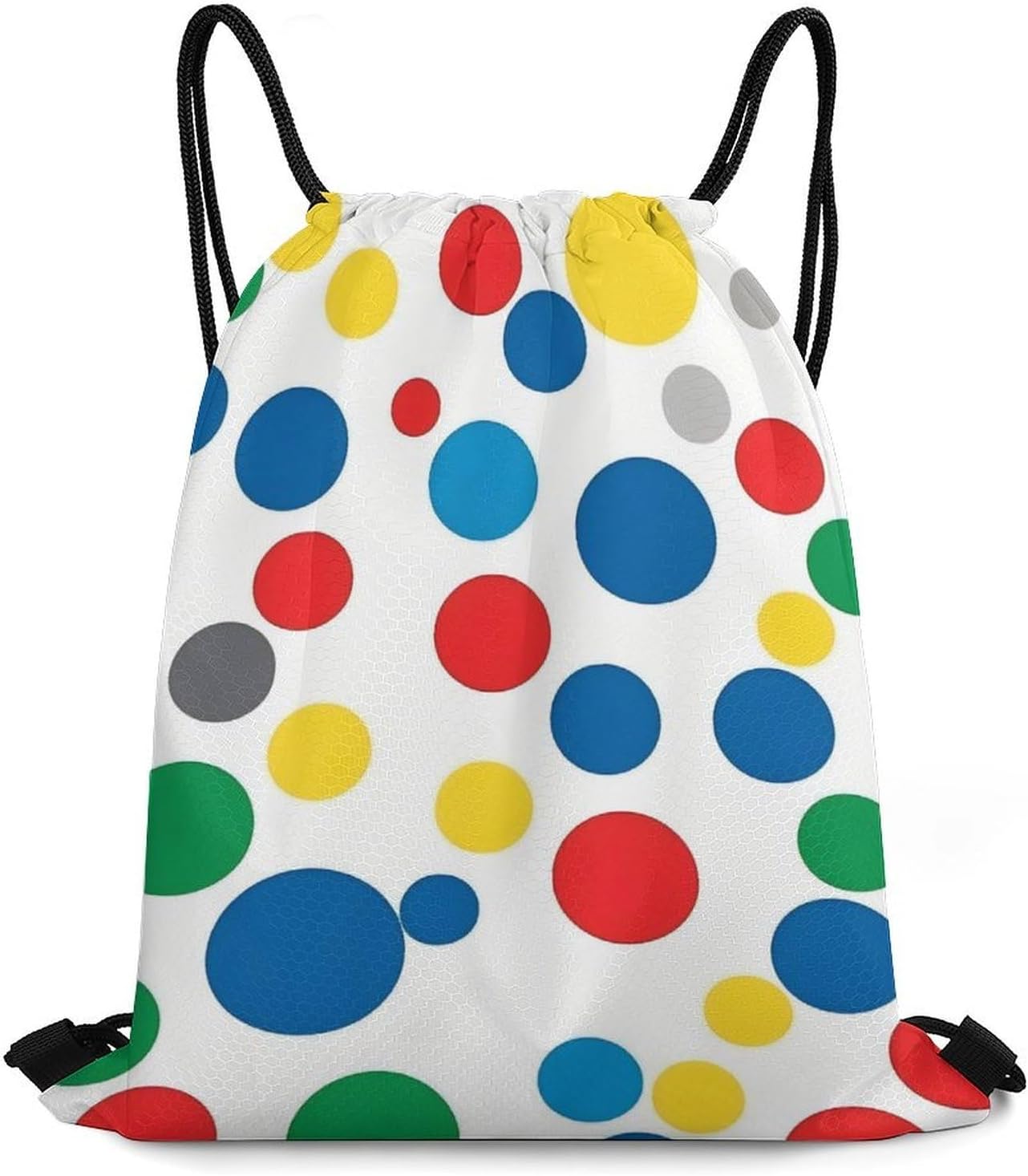 Colorful Polka Dots Drawstring Backpack Bags