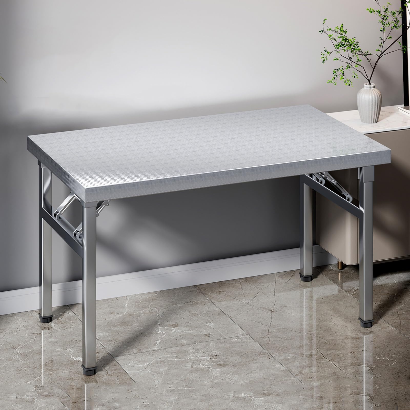 Amazon.com: MZQMK Folding Prep Table, Stainless Steel Folding