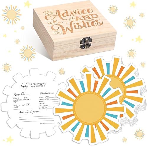 Miniatura 32 de RattanView 50 tarjetas de juego de predicción y consejos de otoño de doble cara con caja de recuerdo de madera, calabaza floral, Día de Acción de