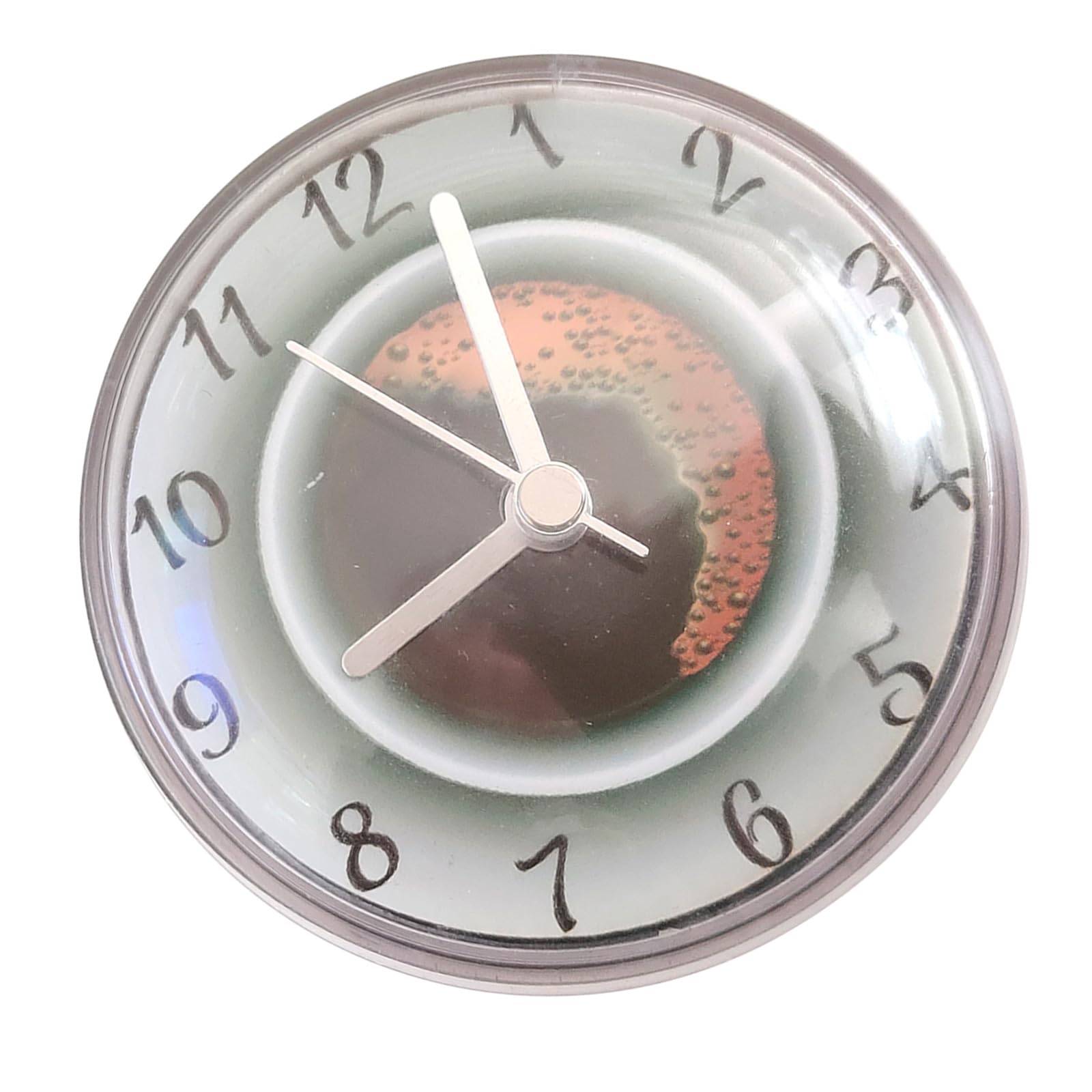 Yrohgkpn B Silents Waterproof Athroom Shower Clock With Large Suction Cup Attery Operated Wall Clock For Toilet, Kitchen, Edroom Digital Shower Wall