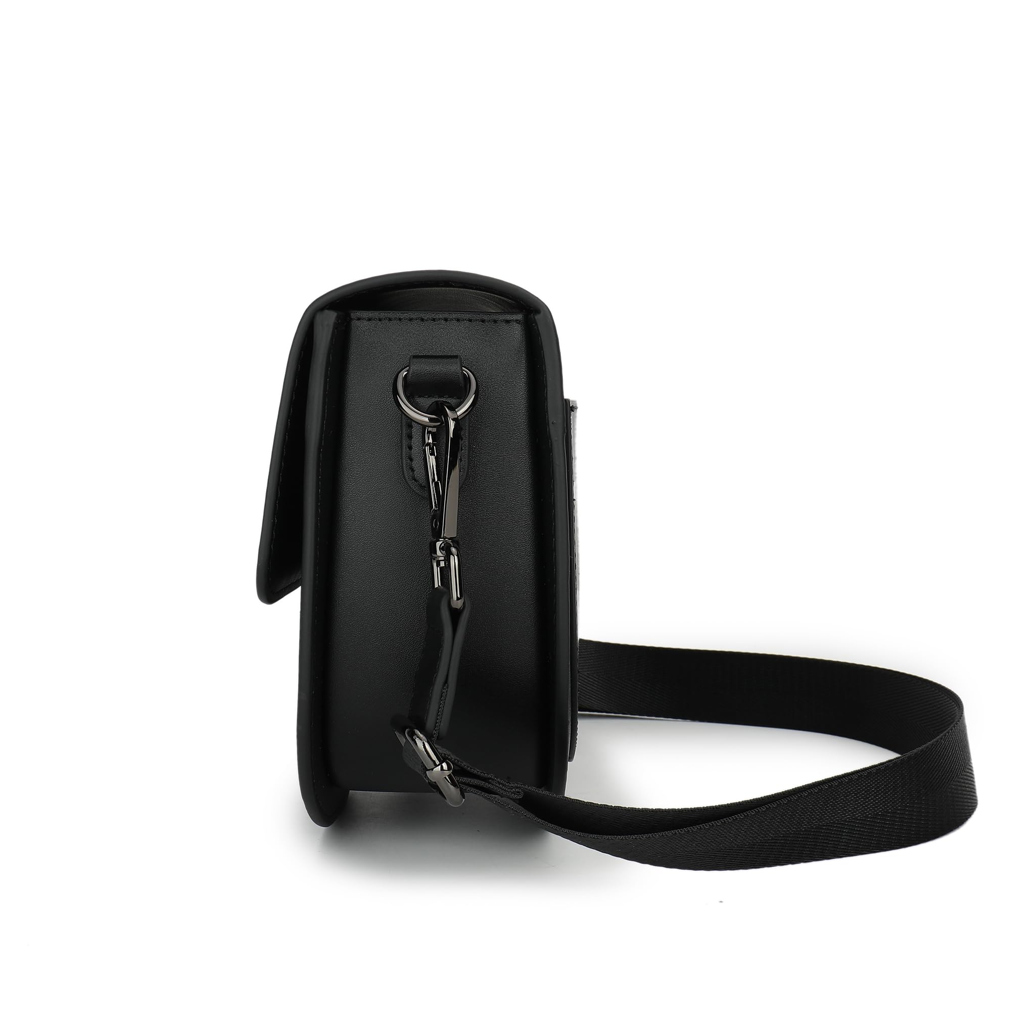 Carlheim Women's Crossbody bag SARA PU-leather premium, Black