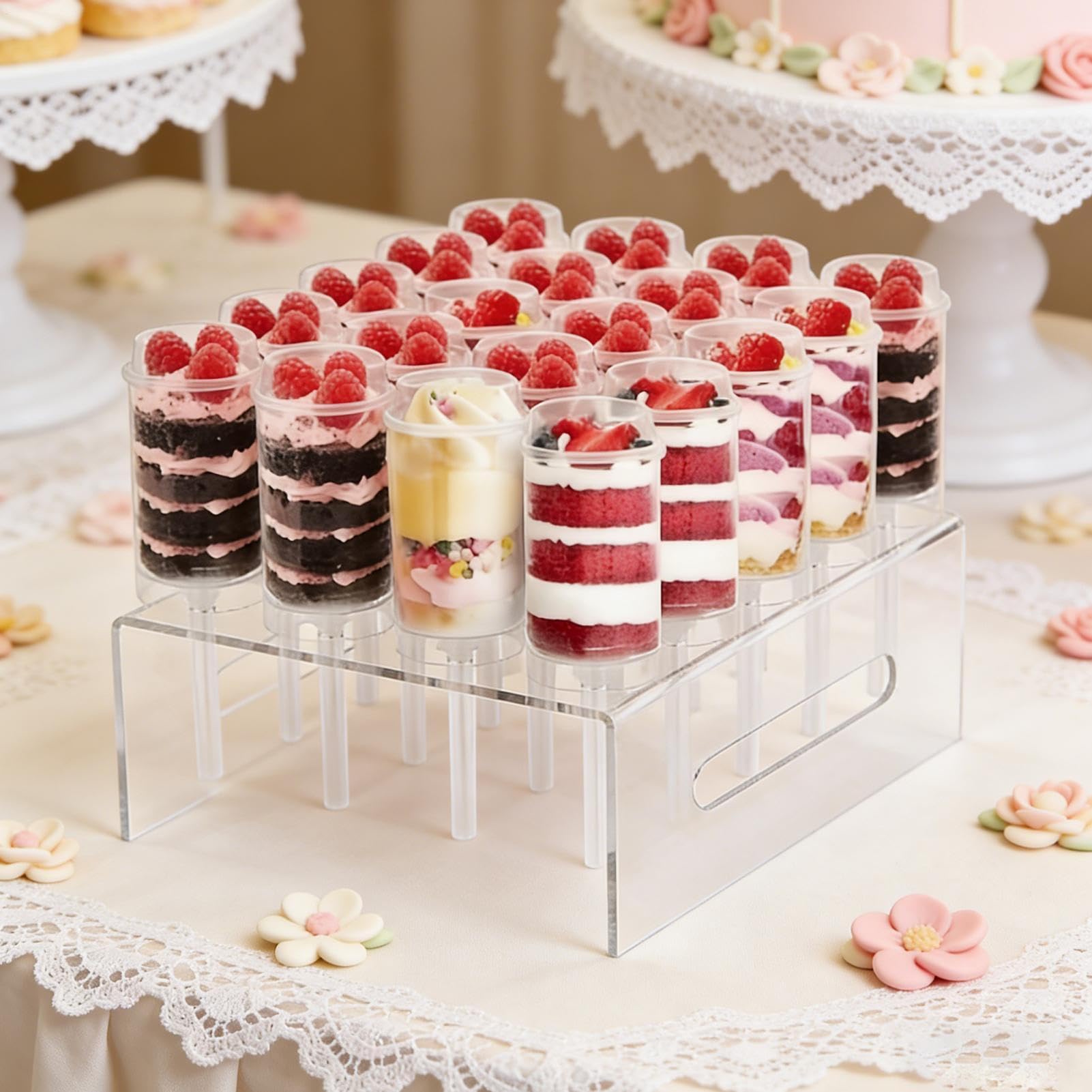 Cake Pop Formen Silikon mit Akrylständer und Lebensmittel-Silikonform