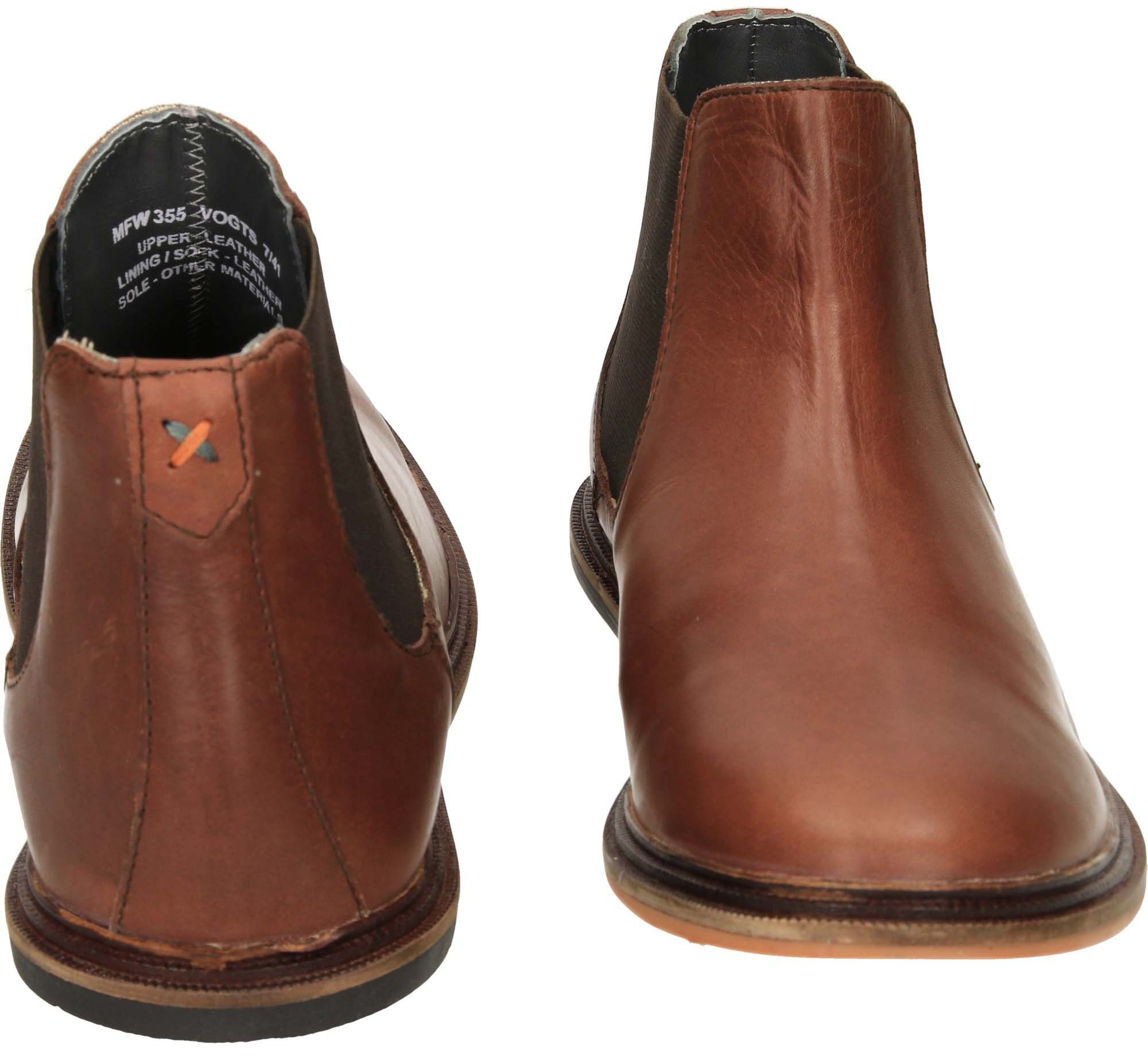 Suede Frank Wright Vogts Boot Frank Wright Vogts Brunette Leather