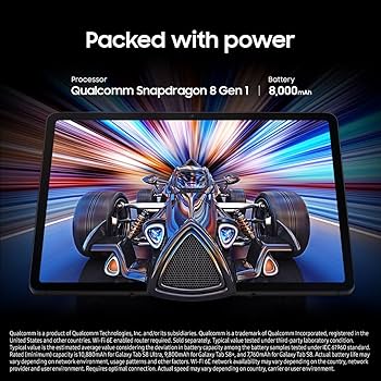Amazon.com : SAMSUNG Galaxy Tab S8+ Plus 12.4” 128GB WiFi 6E