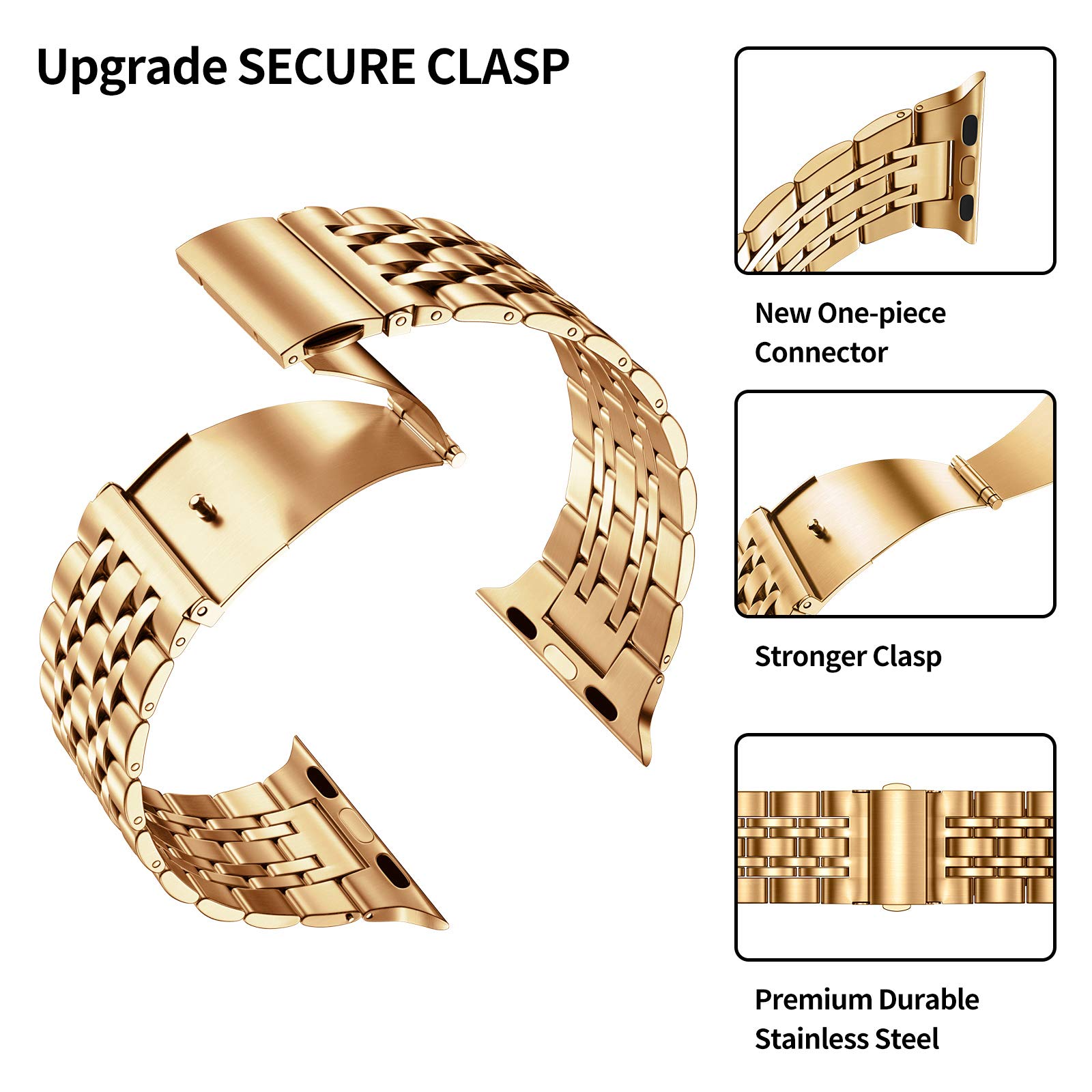 MioHHR Compatible with Apple Watch Strap 38mm 40mm 41mm - Image 3