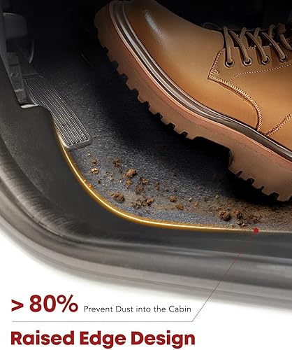 Miniatura 5 de YHTAUTO Alfombrillas compatibles con Toyota Avalon 2019-2023, alfombrillas de automóvil TPE para todo tipo de clima, ajuste personalizado, juego