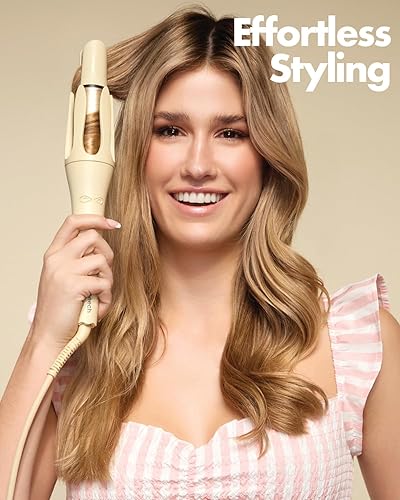 Miniatura 2 de Rizador automático  Rizador de pelo  Varita giratoria automática  Rizadores giratorios en espiral automático  Barril profesional de cerámica de 1 14