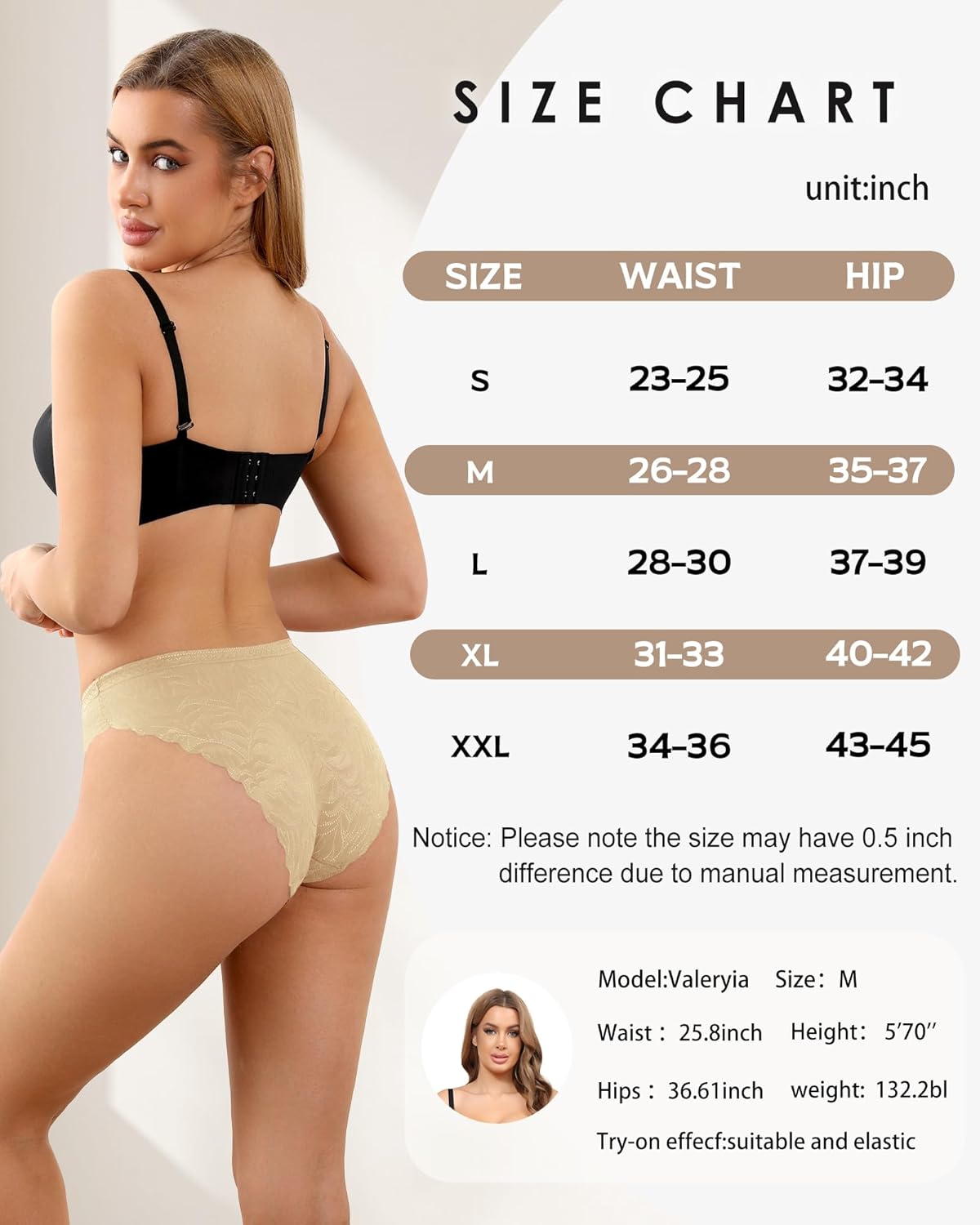 LEVAO Women's Lace Bikini Panties - High-Cut Cheeky Seamless Underwear, Breathable Comfort for Everyday & Special Occasions - Image 7