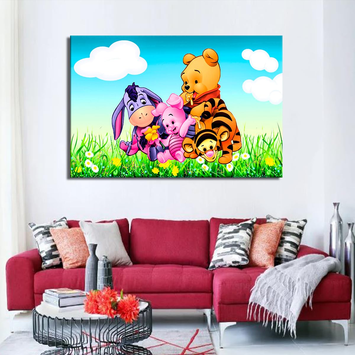Leinwand Bild Cartoons Tier Film für kinder Kunstdruck (150x100cm)