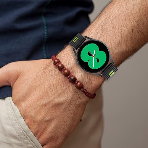 Miniatura 7 de UPZOBU Correa de reloj de goma de silicona de 0.787in 0.866in correa de repuesto de liberación rápida para hombres y mujeres