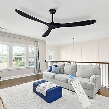 スタンドファン ホワイト/ブラック リモコン付き Amazon | FOBLKS 70インチ ブラック 屋外用シーリングファン