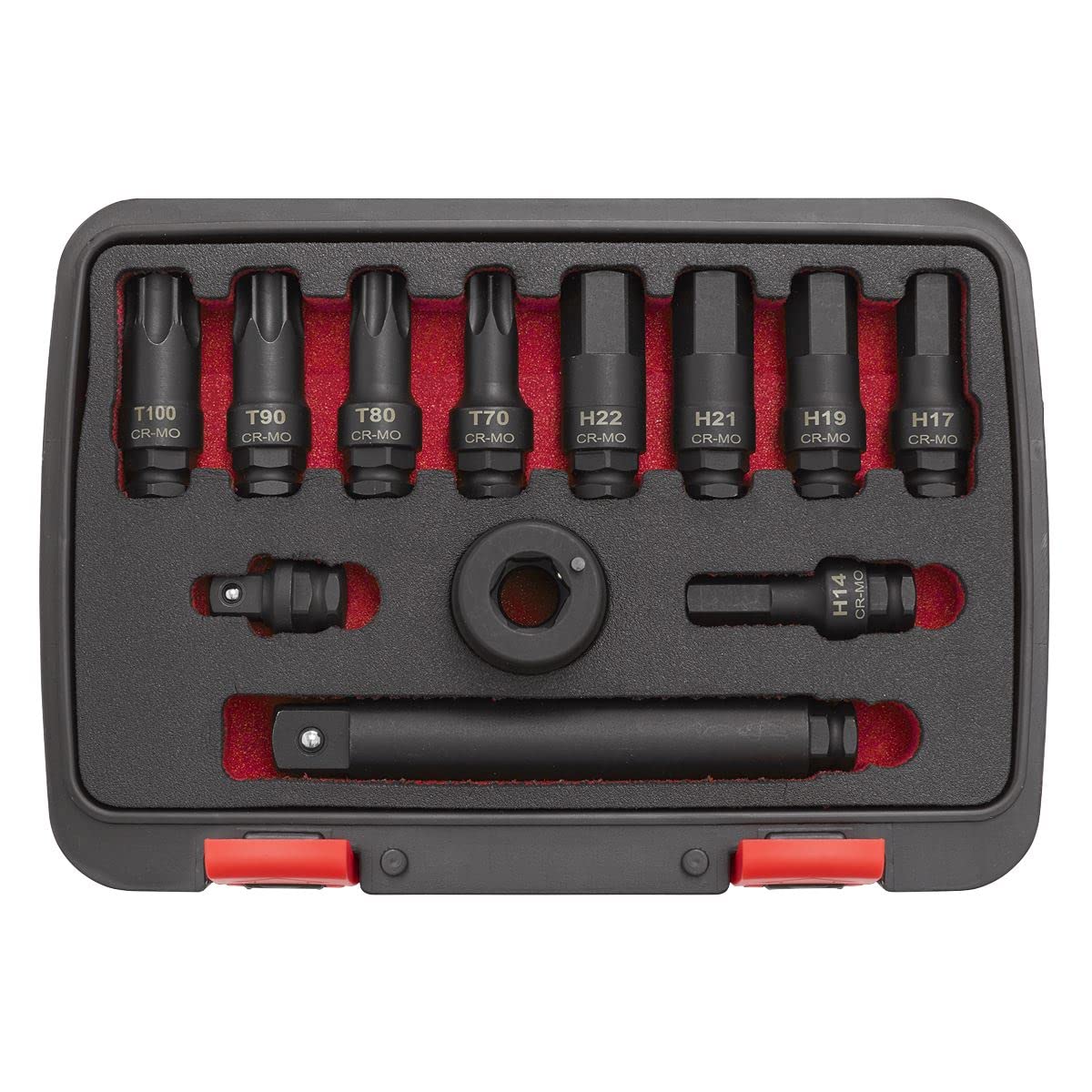 Sealey AK5617 12PC 3/4"Sq Drive Impact Socket Bit & Accessories Set
