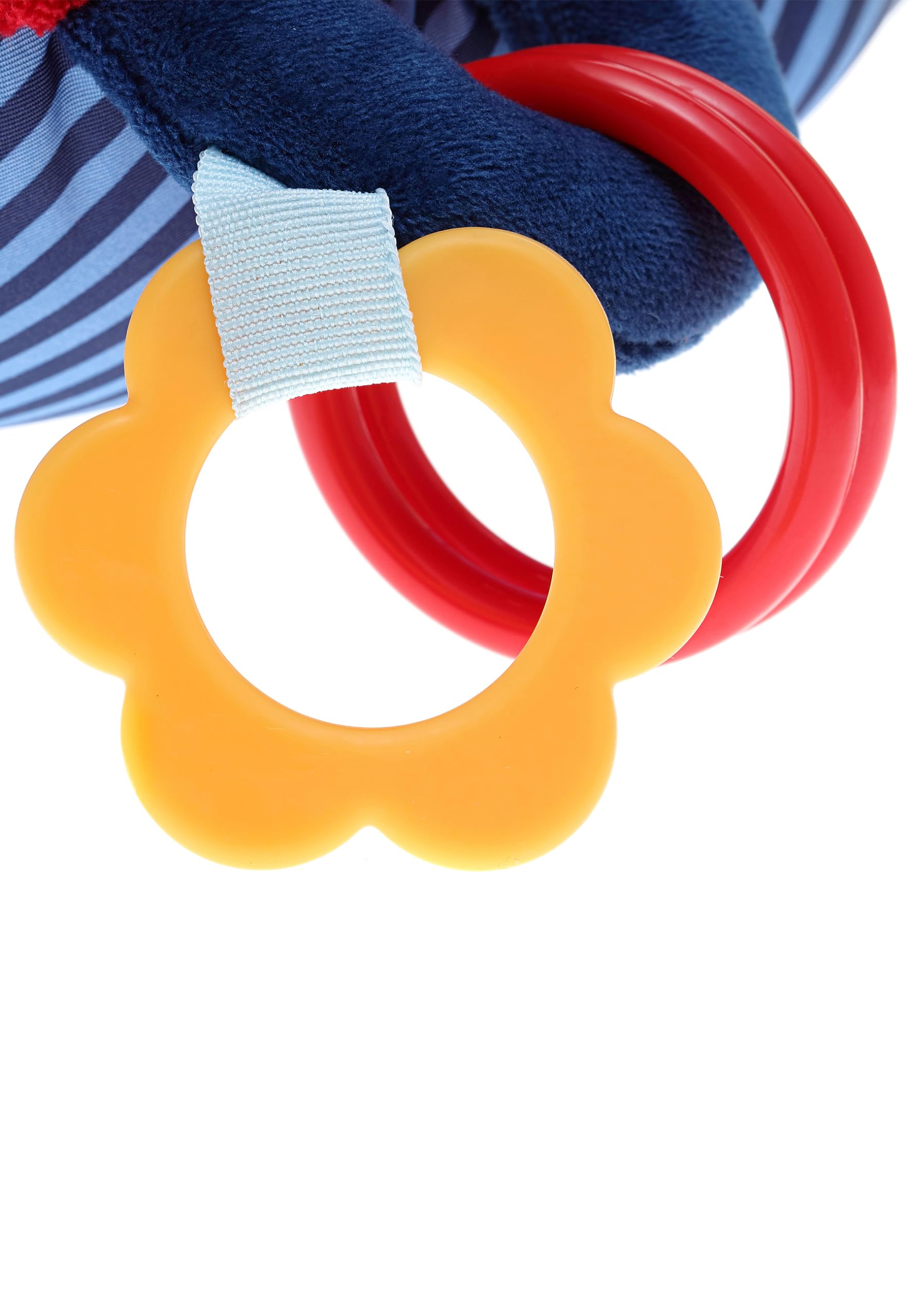 Sigikid Sigikid42153 - Cuscino da Gioco Activity PlayQ, 37 x 36 x 9 cm, Multicolore, 37 x 36 x 9 cm