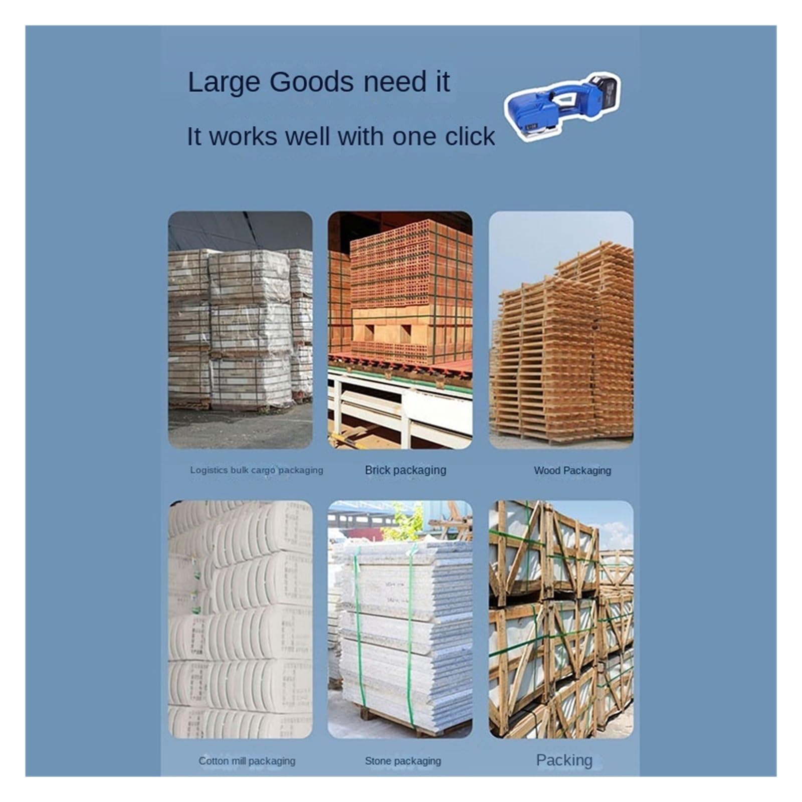 UMJIGF Electric Strapping Machine Electric Strapping Machine PET Portable Buckle-Free Hot-melt Plastic Strap Strapping Machine Portable Strapping Baler,