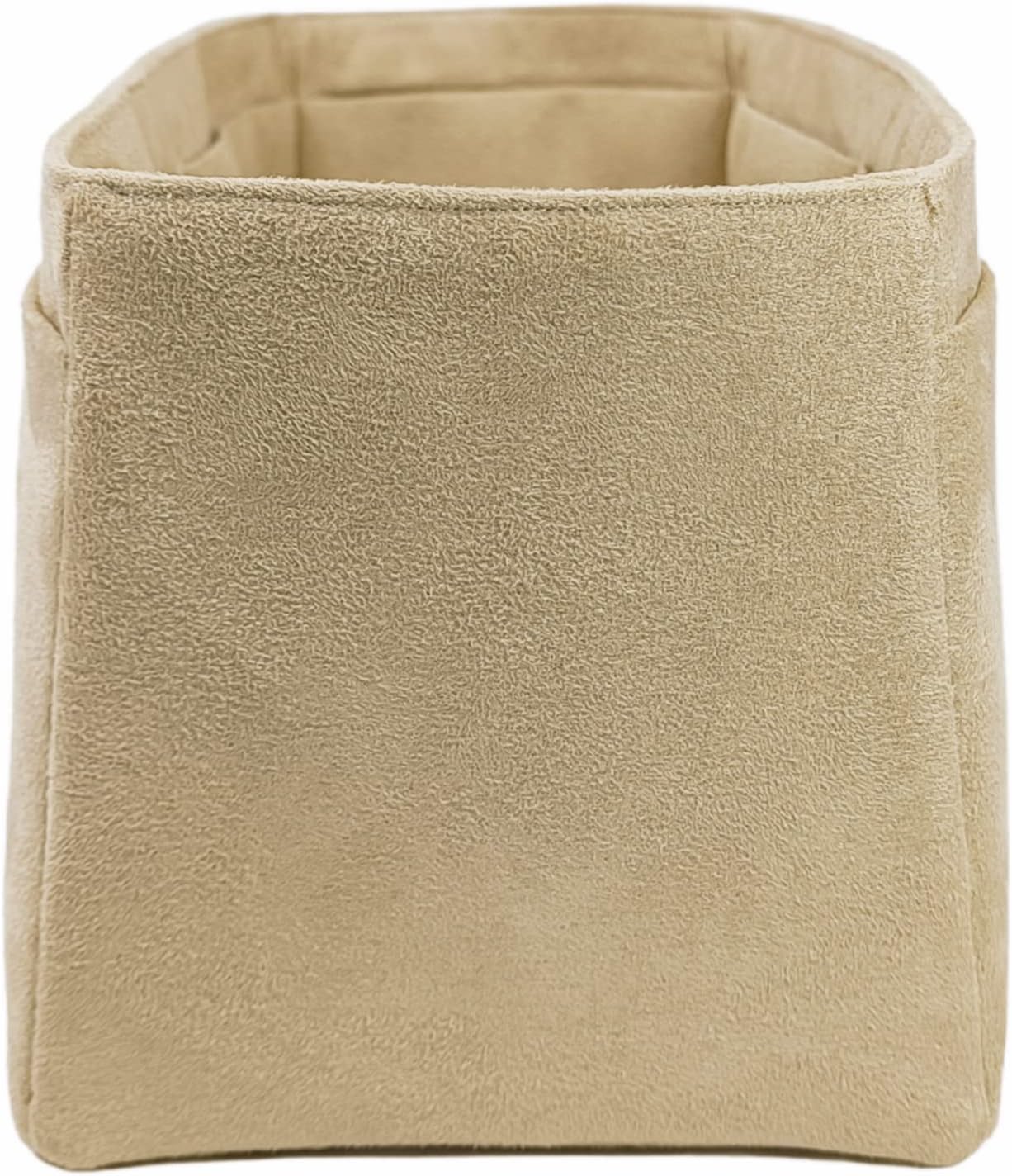 Purse Organizer Insert for Birkin 25, Bag Handbag, Fabric Soft and Smooth, Lightweight Fits Perfectly Sturdy Washable (Light Beige HBK25)