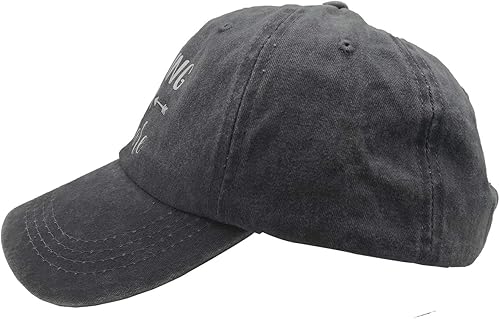 Miniatura 6 de HHNLB - Gorra de béisbol unisex con la leyenda Camping hair dont care diseño clásico de mezclilla ajustable