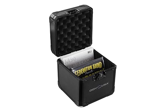 7 Vinyl/Utility Black Krom Case Holds 60 Records