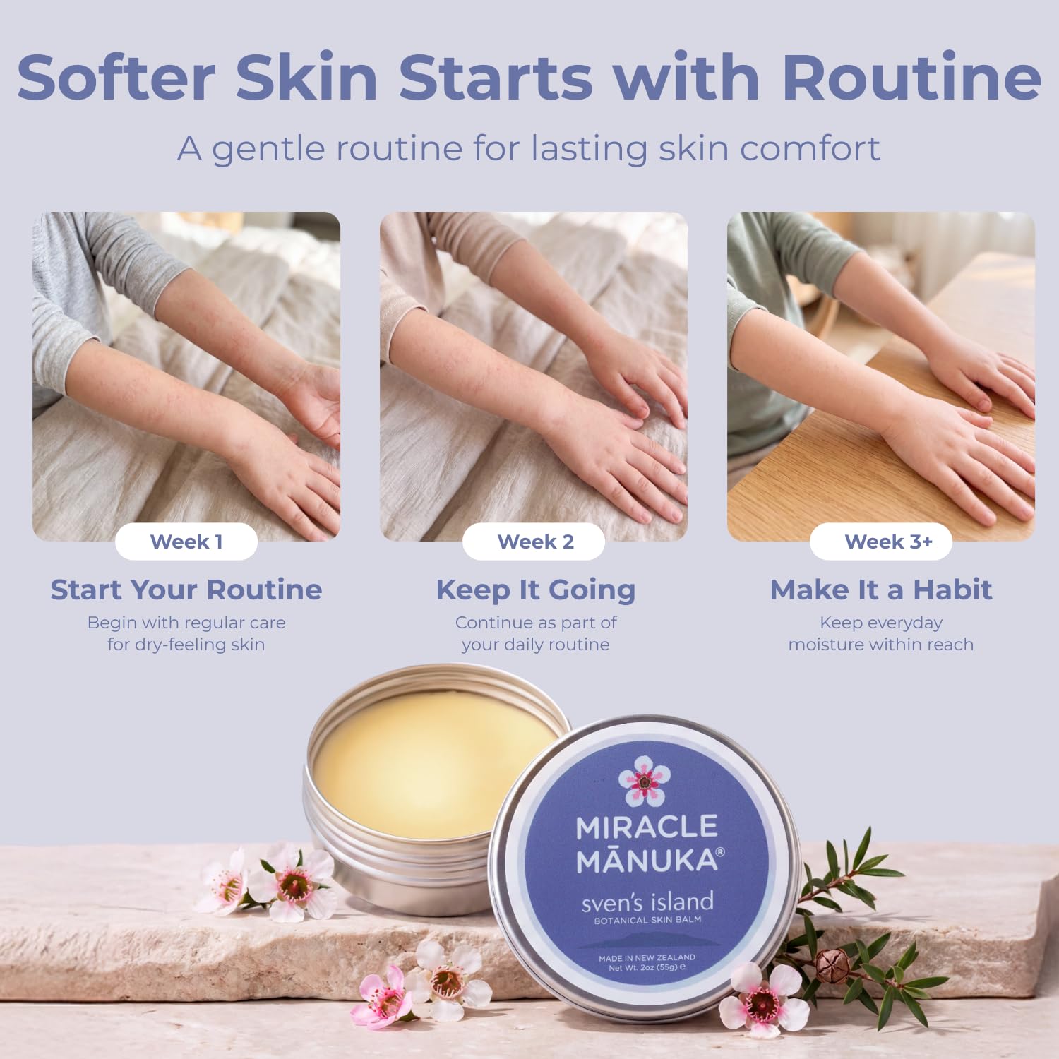 Miracle Manuka Eczema Cream & Balm - Dry & Sensitive Skin — Amazon image 4