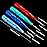 BBTO 100 Pcs Braces Dental Brush Flosser for Cleaner Interdental Brush Toothpick Tooth Flossing Head Oral Dental Toothpick Cleaners Cleaning Tool(Red, Blue, Green, Light Blue)
