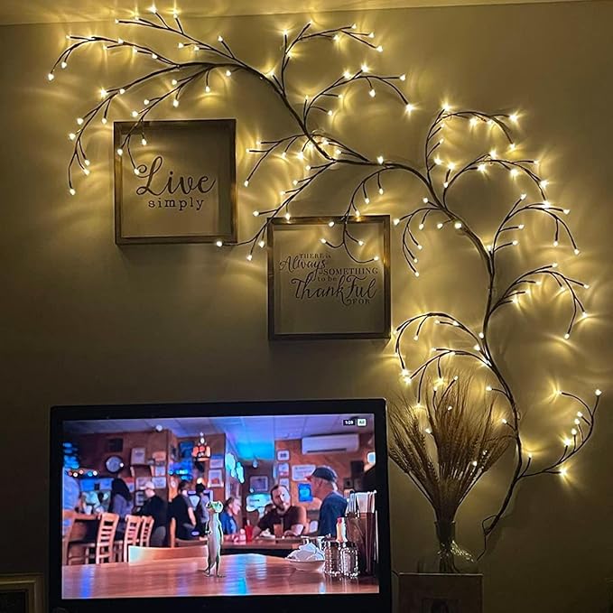 Enchanted Willow Vine Lights ✨ DIY Room Decor