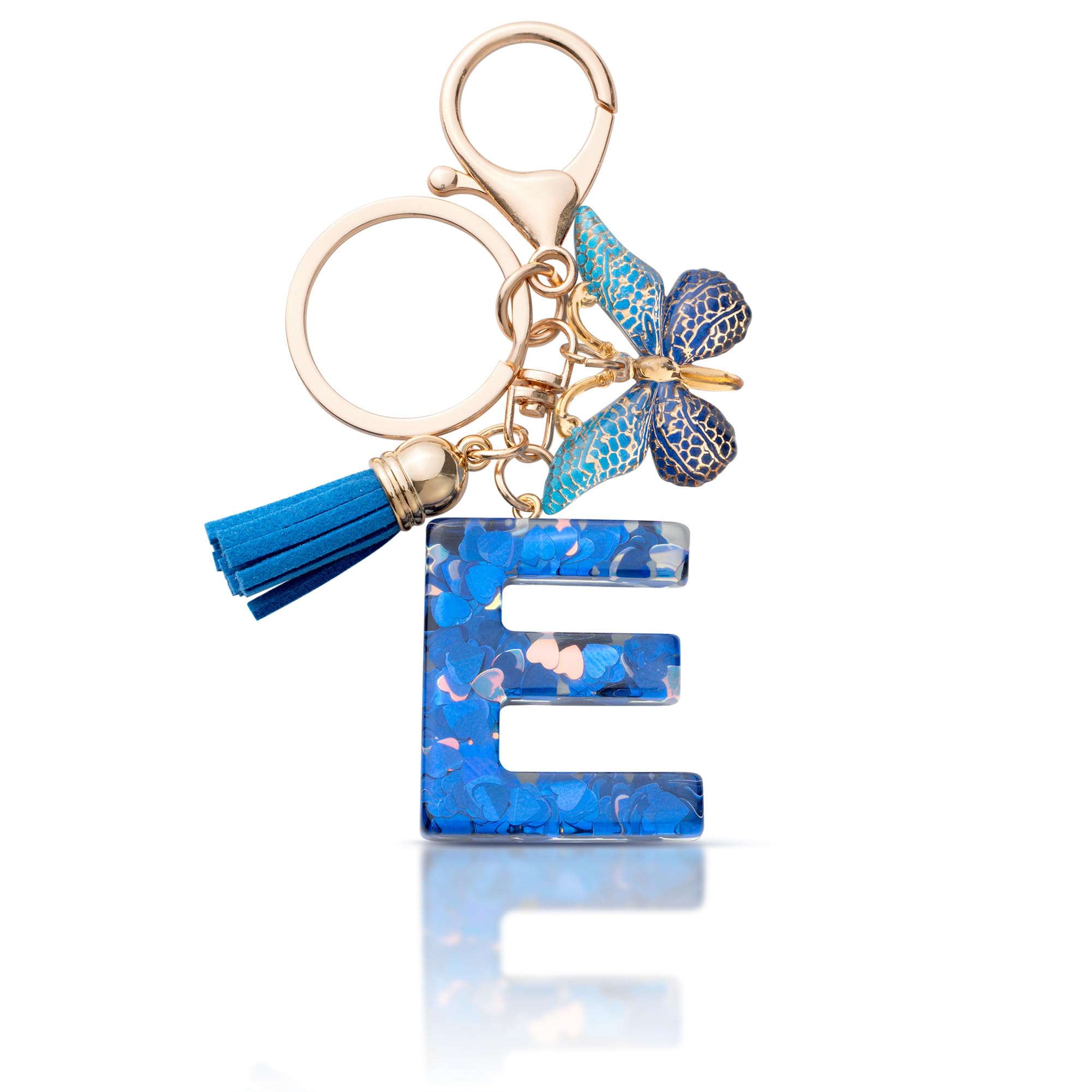 CHUQING Schlüsselanhänger Buchstabe Mädchen Schlüsselanhänger mit Anfangsbuchstaben Anhänger Schlüssel Letter Keychain für Frauen Damen
