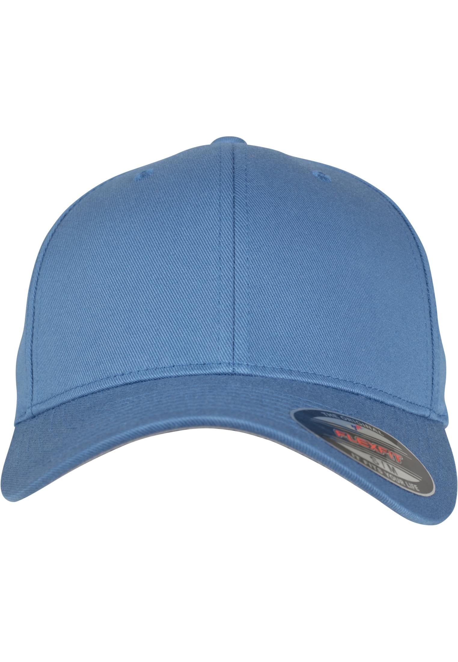 Flexfit Unisex Cap Wooly Combed, Unisex Baseballkappe, S/M, Slate Blue