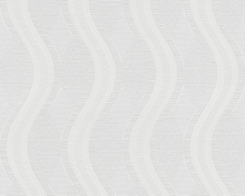 Papier peint non tissé blanc A.S. Création résistant pour masquer fissures et défauts