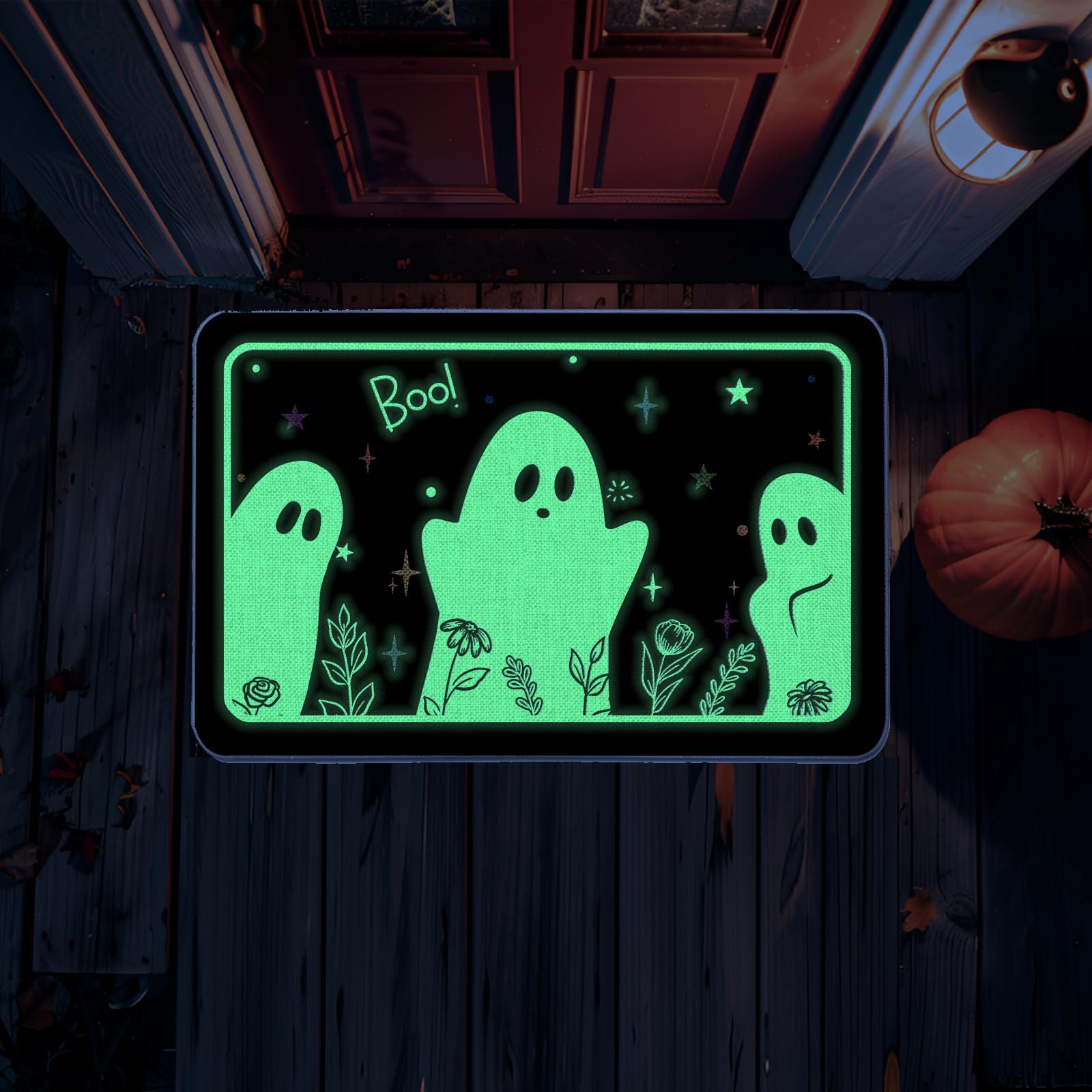 Amazon.com: QIONG MENG Halloween Door Mat Rug Ghost Decorative