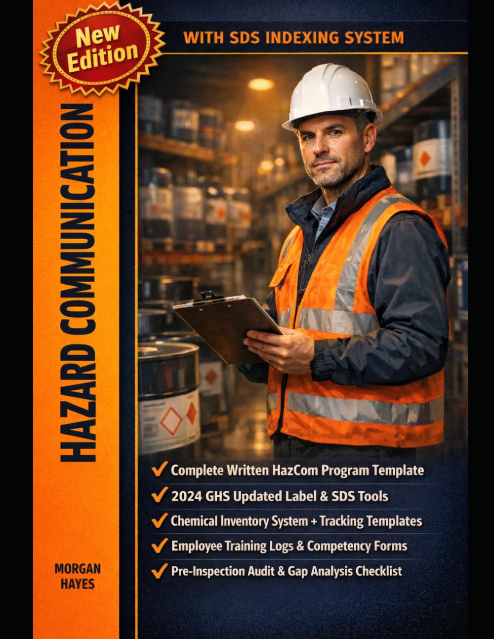 HAZARD COMMUNICATION PROGRAM MANUAL WITH SDS INDEXING SYSTEM: Chemical Inventory Templates, GHS Labels, Training Logs, and SDS Management Tools for OSHA HazCom Compliance