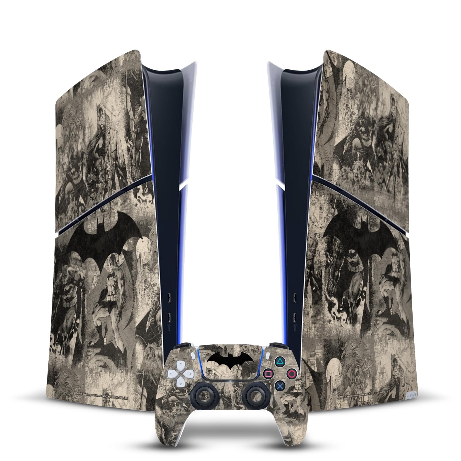 Batman Vinyle Autocollant pour Console PS5 Slim Digital Edition - 7