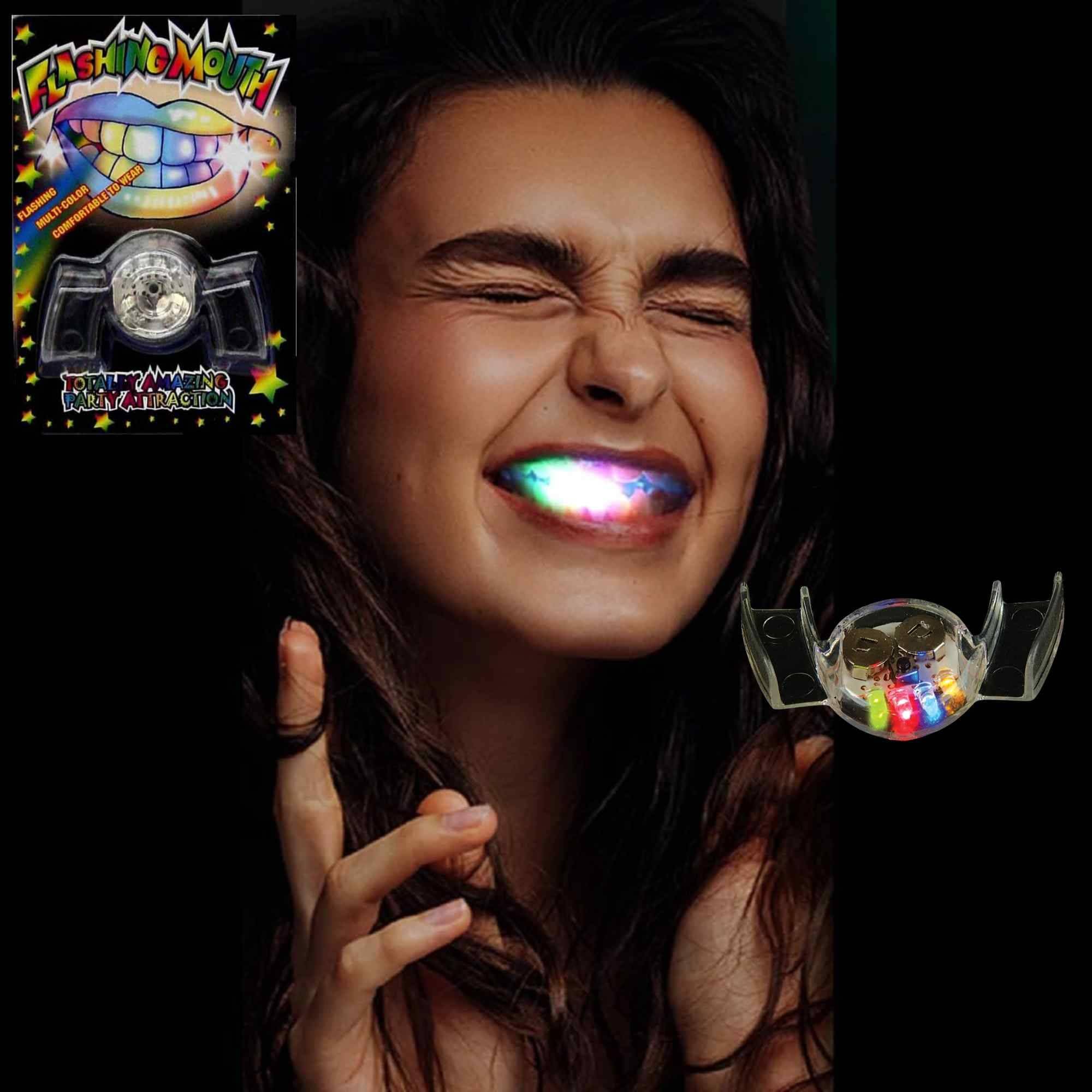 Flashing Panda LED Blinking Mouthpiece Flashing Teeth