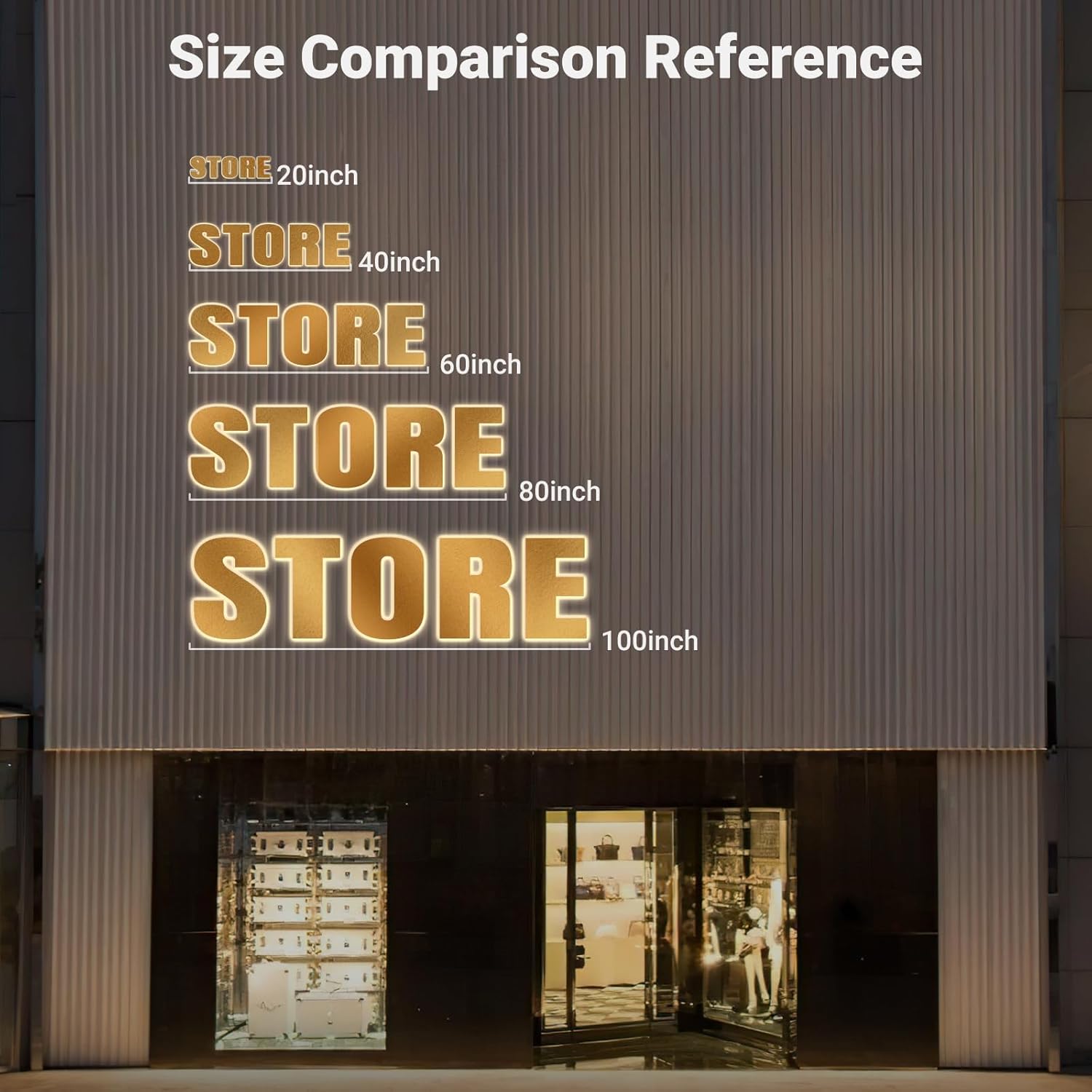 Large Custom Business Logo Sign, Professional Personalized 3D Illuminated LED Wall Signage, Outdoor Backlit or Non-Lit Channel Letters for Storefront Beauty Salon Office Retail Company Branding Decor