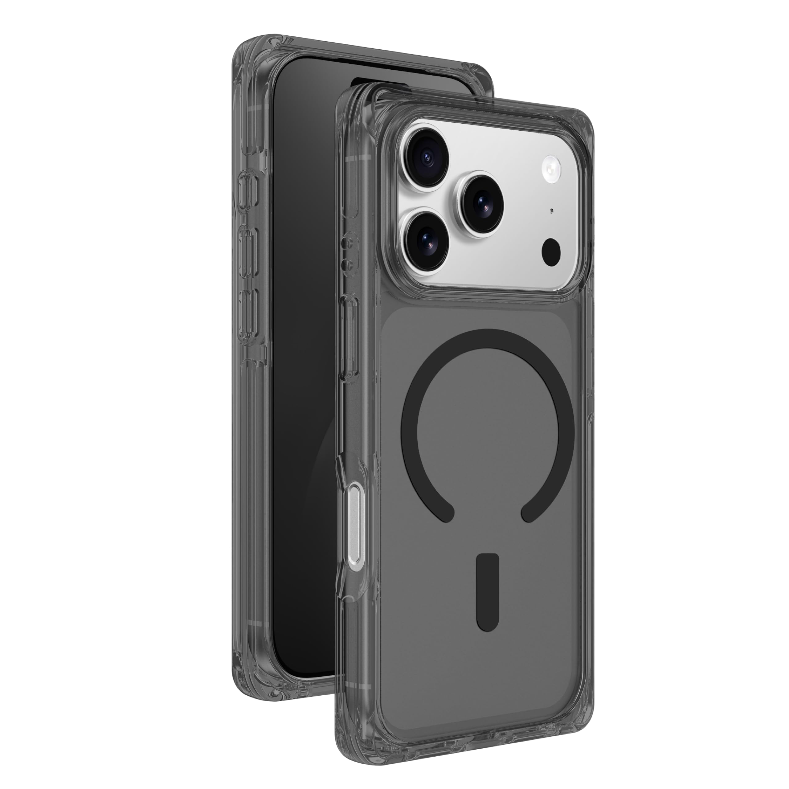 Coque iPhone 17 Pro Max magnétique antichoc transparente noire Omni - 8