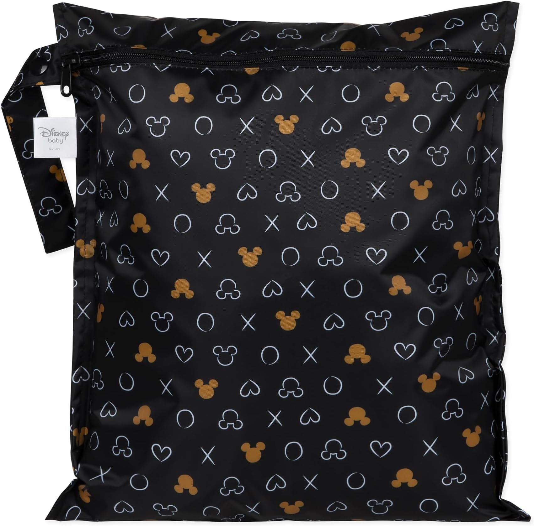 Waterproof Wet Bags for Baby, Disney Minnie Mouse, Travel, Swimsuit, Cloth Diapers, Pump Parts, Gym Clothes, Toiletries, Strap to Stroller, Zipper Reusable Bag