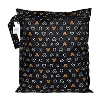 Vista 29 de Bumkins - Bolsa impermeable húmeda y seca para bebé, viajes, traje de baño, pañal de tela, piezas de extractor de leche, piscina, playa, ropa