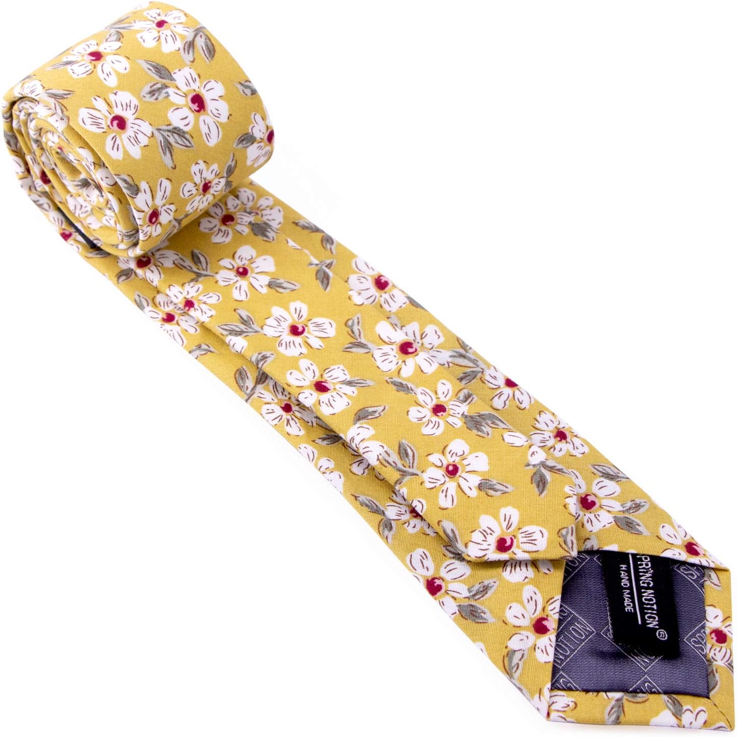 メンズ リネンブレンド ネクタイとポケット スクエア ハンカチ ハンカチ ハンカチ セット, 32マスタード, One Size