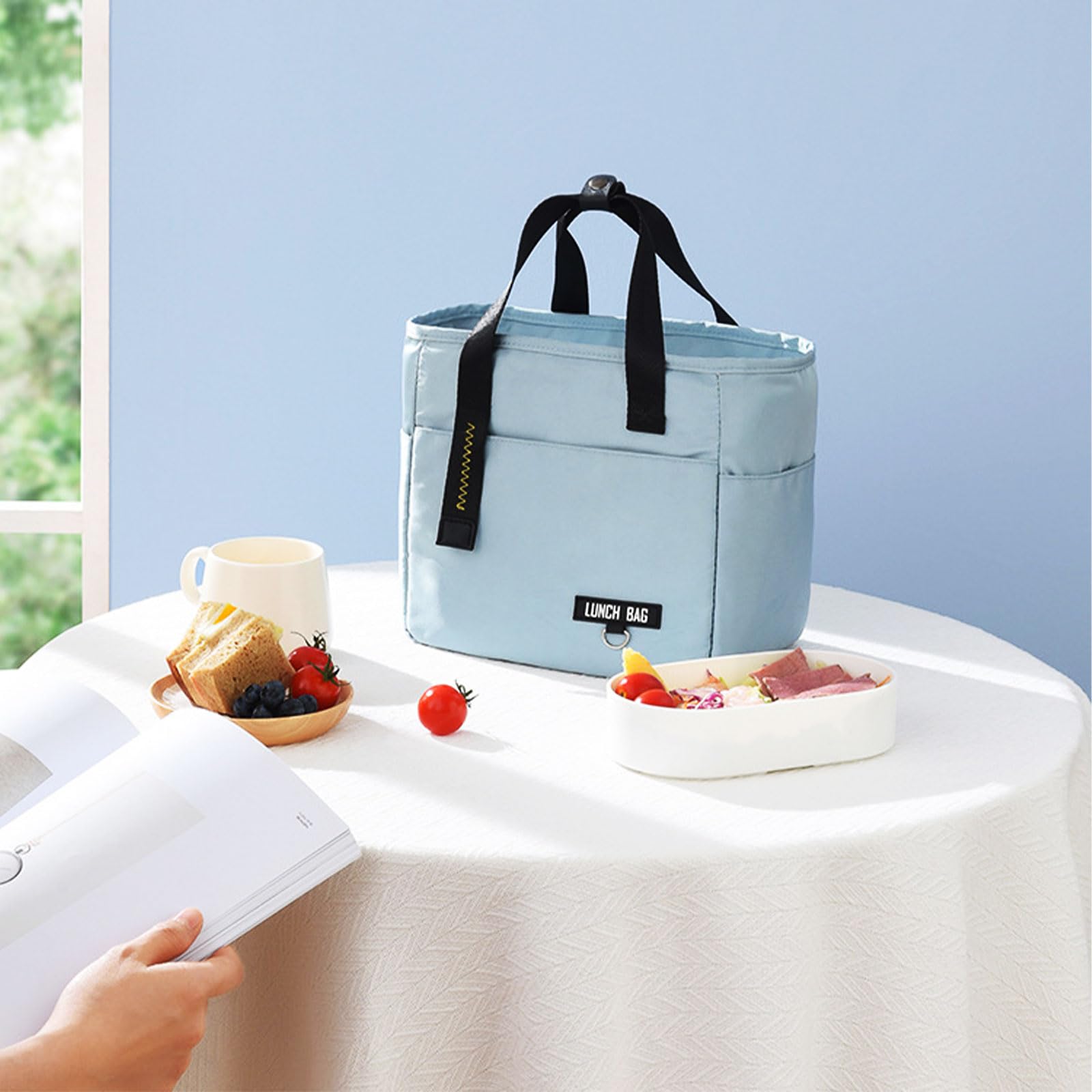 FAVORTALK Boys Lunch Bag Insulated Lunch Bags for Women Thermal Lunch Tote Bags for Men Girls Ladies Cool Bag Water-Resistant Thermal Lunch Organizer for Work School Picnic - Image 3